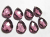 4 Matched Pair - AAAA - High Quality Gorgeous Pink Topaz colour Quartz Pear Briolett Super Sparkle Huge size - 13x18 mm - drilled